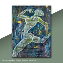 Load image into Gallery viewer, Figure in Space - 120 x 90 cm (Oil on Canvas)