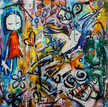 Load image into Gallery viewer, Sweet n' Sour - 61cm x 61cm (Oil on Canvas)