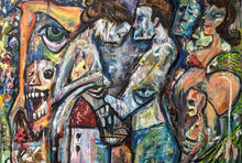Load image into Gallery viewer, Lost in the Crowd - 122cm x 91cm (Oil on Canvas)