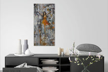 Load image into Gallery viewer, Lady in Orange - 45 x 92cm (Oil on Canvas)
